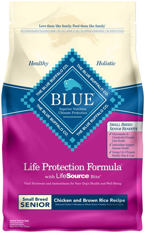 No added corn, wheat or soy; Blue Buffalo Life Protection Natural Chicken & Brown Rice ...