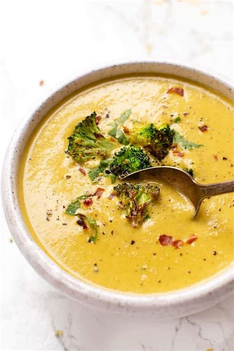 This Vegan Creamy Broccoli Soup Is Made With Tons Of Veggies Has The