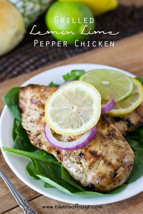 Grilled Lemon Lime Pepper Chicken Easy Chicken Marinade Recipe