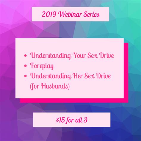 2019 Webinar Series Sex Chat For Christian Wives