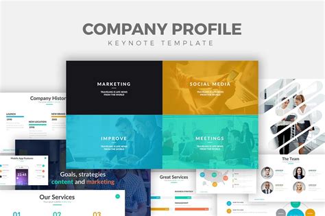 Check spelling or type a new query. Company Profile Keynote Template - Presentations on ...