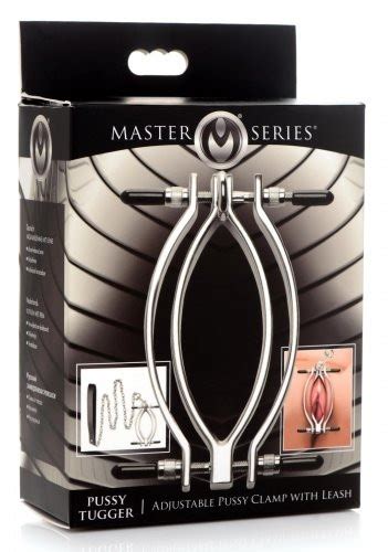 Master Series Pussy Tugger Adjustable Pussy Clamp With Leash Mommys