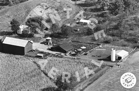Vintage Aerial Ohio Greene County 1964 8 Sgr 14
