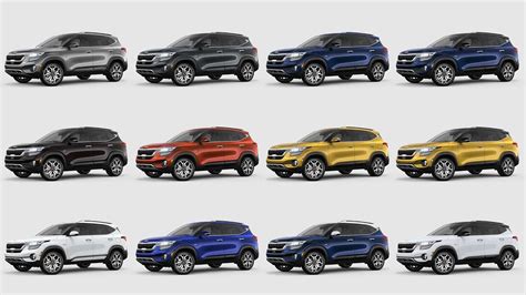 2021 Kia Seltos Us Spec Colour Options Images Autobics Youtube