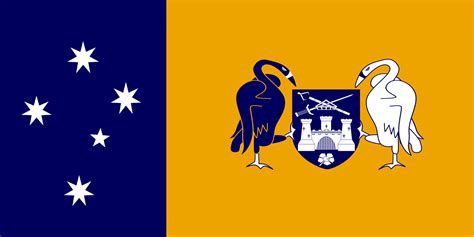 bandera del territorio capital australiano mapas y banderas