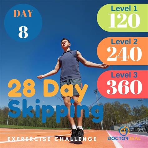 28 Day Skipping Challenge Male Doctorjeal