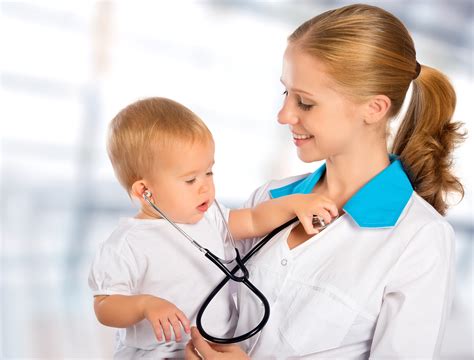 Doctor Pediatrician And Patient Happy Child Baby Nursing Degree Programs
