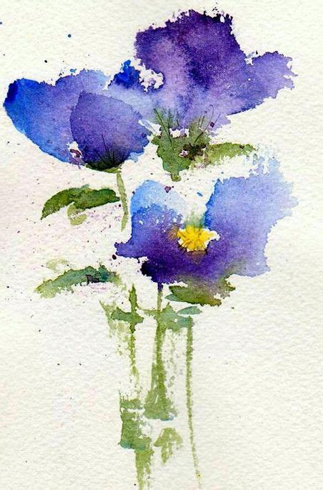 Violets By Anne Duke Via Fineartamerica Watercolor Pictures
