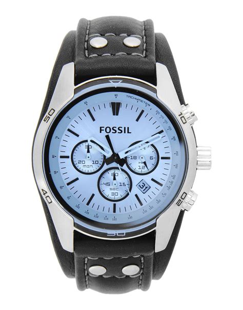 Fossil Wrist Watch In Gray For Men Slate Blue Lyst