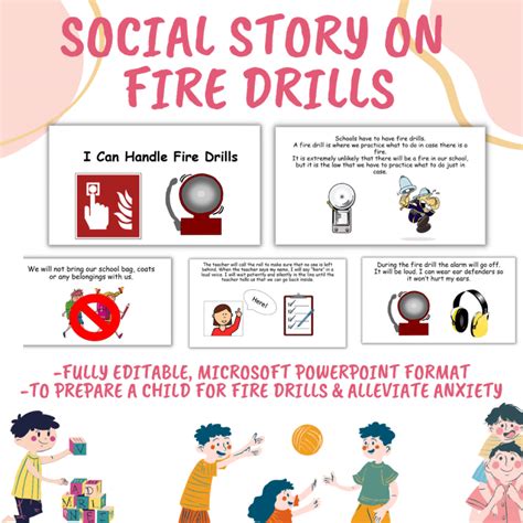 Social Story On The Fire Drill Teaching Plans Ireland