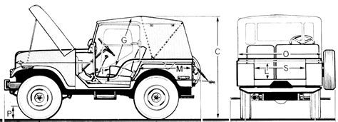 jeep cj5 1974 jeep drawings dimensions pictures of the car download drawings