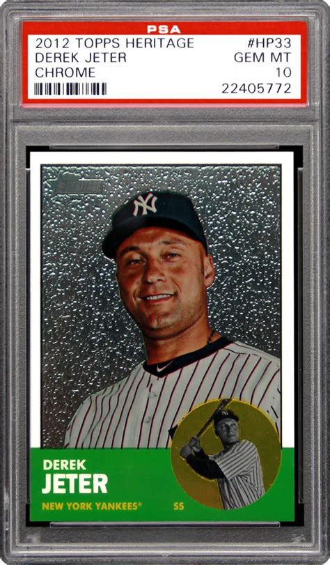 baseball cards 2012 topps heritage chrome psa cardfacts®
