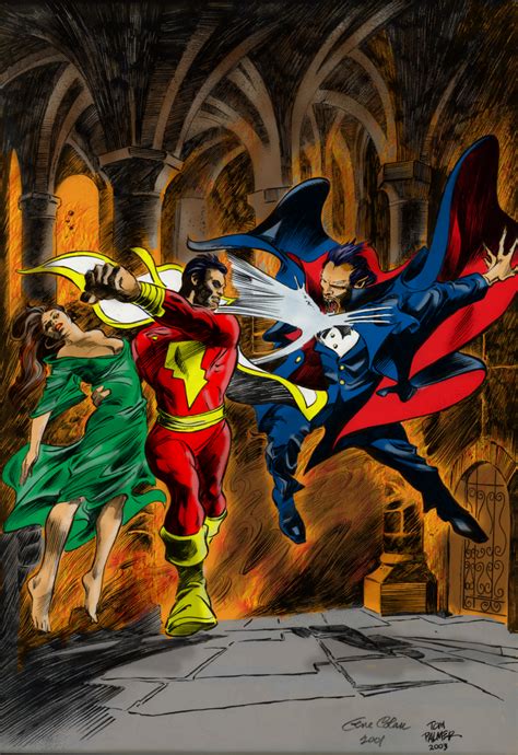 Captain Marvel Vs Dracula By Gwhitmore On Deviantart