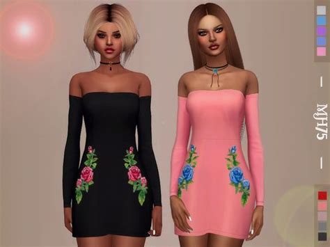 Margeh 75s S4 Caledonia Dress Dresses Beautiful Party Dresses Sims