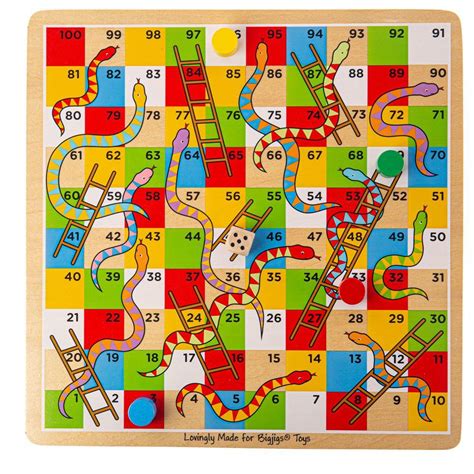 Traditional Snakes And Ladders The Toy Shop
