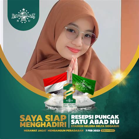 Twibbon Harlah Satu Abat Nu 2023 Seruan Perubahan Opmemis