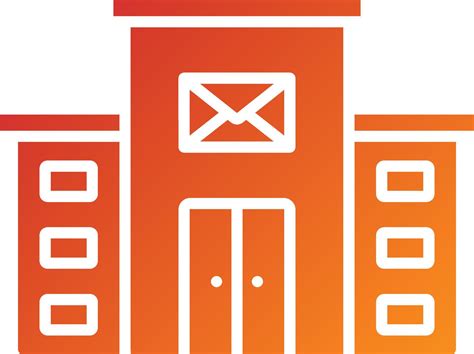 Post Office Building Icon Style 9240843 Vector Art At Vecteezy