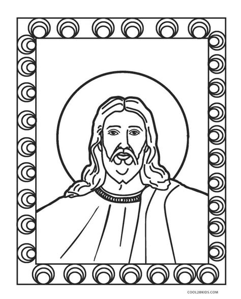 Jesus Printable Coloring Pages