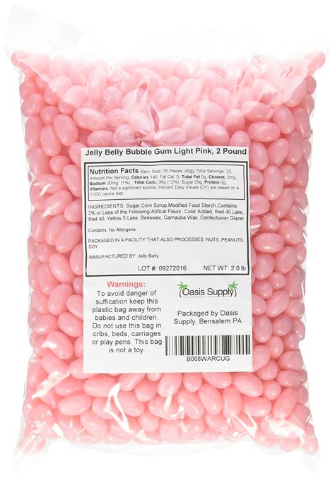 Jelly Belly Jelly Beans Cotton Candy 2 Pound Pink