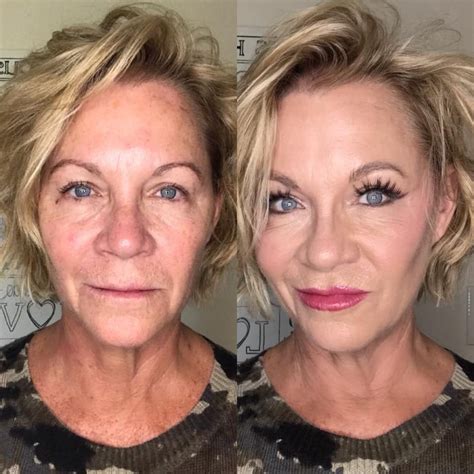 Before And After Cc Cream Makeup For 60 Year Old Makeup Tips For