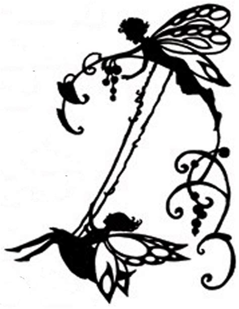 Fairy Black And White Drawings Free Download On Clipartmag