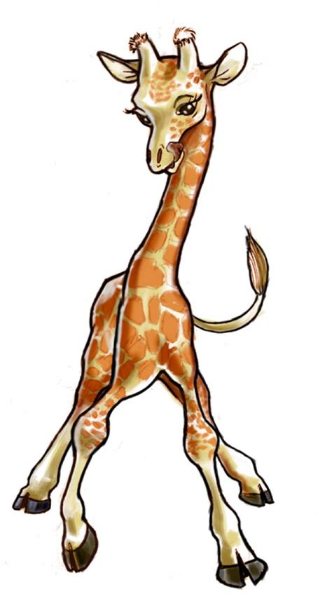 Cute Baby Giraffe Drawing At Getdrawings Free Download
