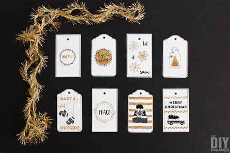 These free printable birthday cards are so convenient you'll find a birthday card black and white to suit any friend or family member. Wishing You A White Christmas Printable Gift Tags - Black ...