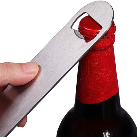 2x12 Pack 7 Inch Stainless Steel Bottle Opener Professional Grade