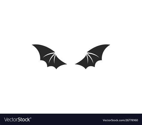 Bat Wing Logo Royalty Free Vector Image Vectorstock