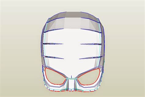 You can download the papercraft template here: Captain America Helmet Template Printable