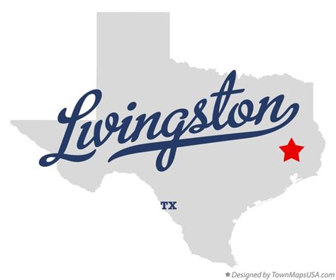 Map Of Livingston Tx Texas