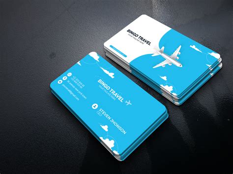 Travel Agency Business Card Design By Md Sahjahan Rabi On Dribbble