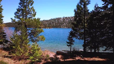 Landscape Through The Pine Trees At Lake Tahoe In Emerald Bay Image