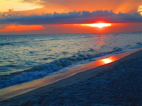 Beautifulflorida Beach And Sunset Snowbird Unsupervised Sunshine