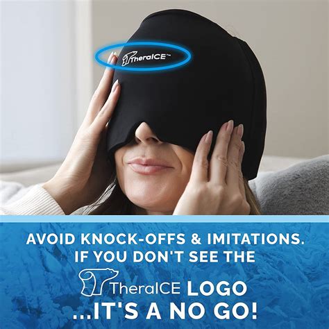 Buy Theraice Form Fitting Head Gel Ice Cap Cold Therapy Ice Head Wrap Ice Pack Mask Cold Cap