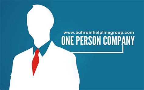 Single Person Company Bahrain Setting Up An Spc In Bahrain
