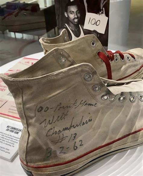 His one name says enough. Wilt Chamberlain's 100 Point Game Chucks : Sneakers