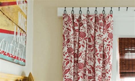 How To Hang Curtains Without A Rod Dengarden