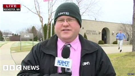 Bank Robber Suspect Spotted During Live Tv Report In Minnesota Bbc News