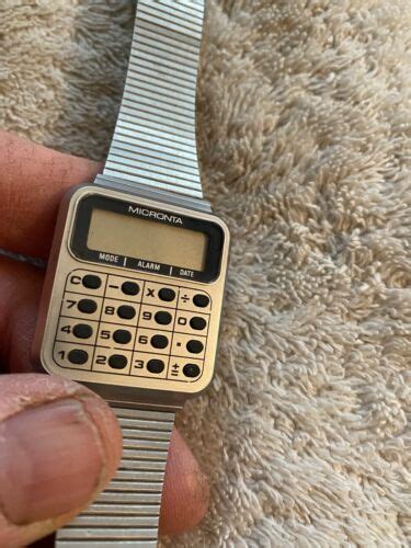 Vintage Micronta Calculator Lcd Quartz Watch Radio Shack Ebay