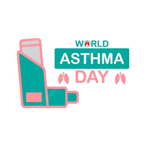 Asthma Inhaler Vector Hd Png Images Asthma Day Illustration And
