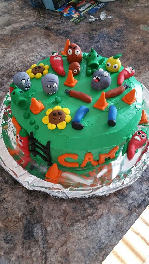 Plants Vs Zombies Cake Plants Vs Zombies Cake Cake Zombie Cake