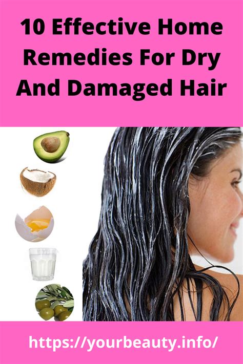 10 Effective Home Remedies For Dry And Damaged Hair Damaged Hair