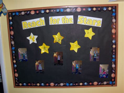 The Thoughtful Spot Day Care Reach For The Stars Space Bulletin Board