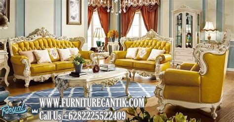 Anda mencari sofa tamu mewah bak artis?? Jual Sofa Tamu Mewah Ukiran | Toko Furniture Cantik Jepara di 2020 | Furniture, Sofa, Kemewahan