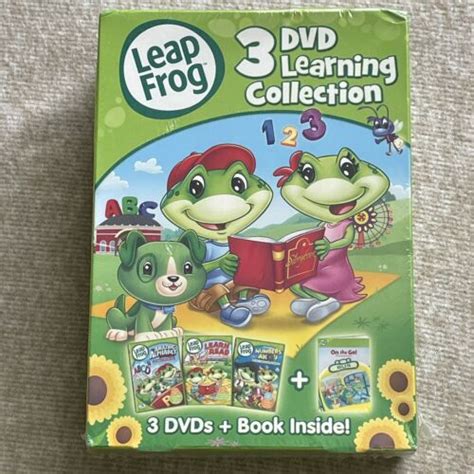 Leapfrog 3 Dvd Learning Collection Dvds Plus Book Alphabet Read Numbers