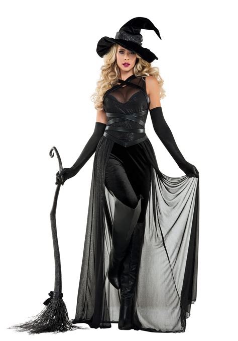 Womens Raven Witch Costume