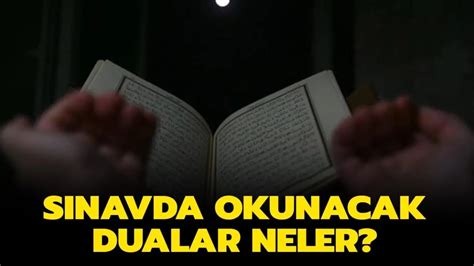 Sınavda Okunacak Dualar