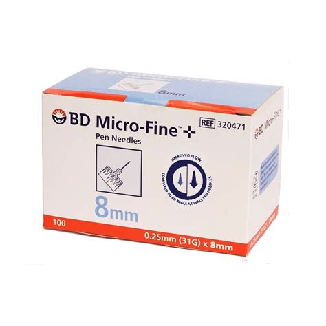 Bd Microfine Pen Needle 31g 8mm Diabetes Shop