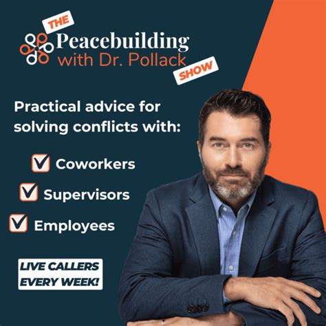Conflict Resolution Podcast The Peacebuilding With Dr Pollack Show